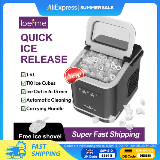 Máquina De Hielo Frigidaire Portátil Compacta